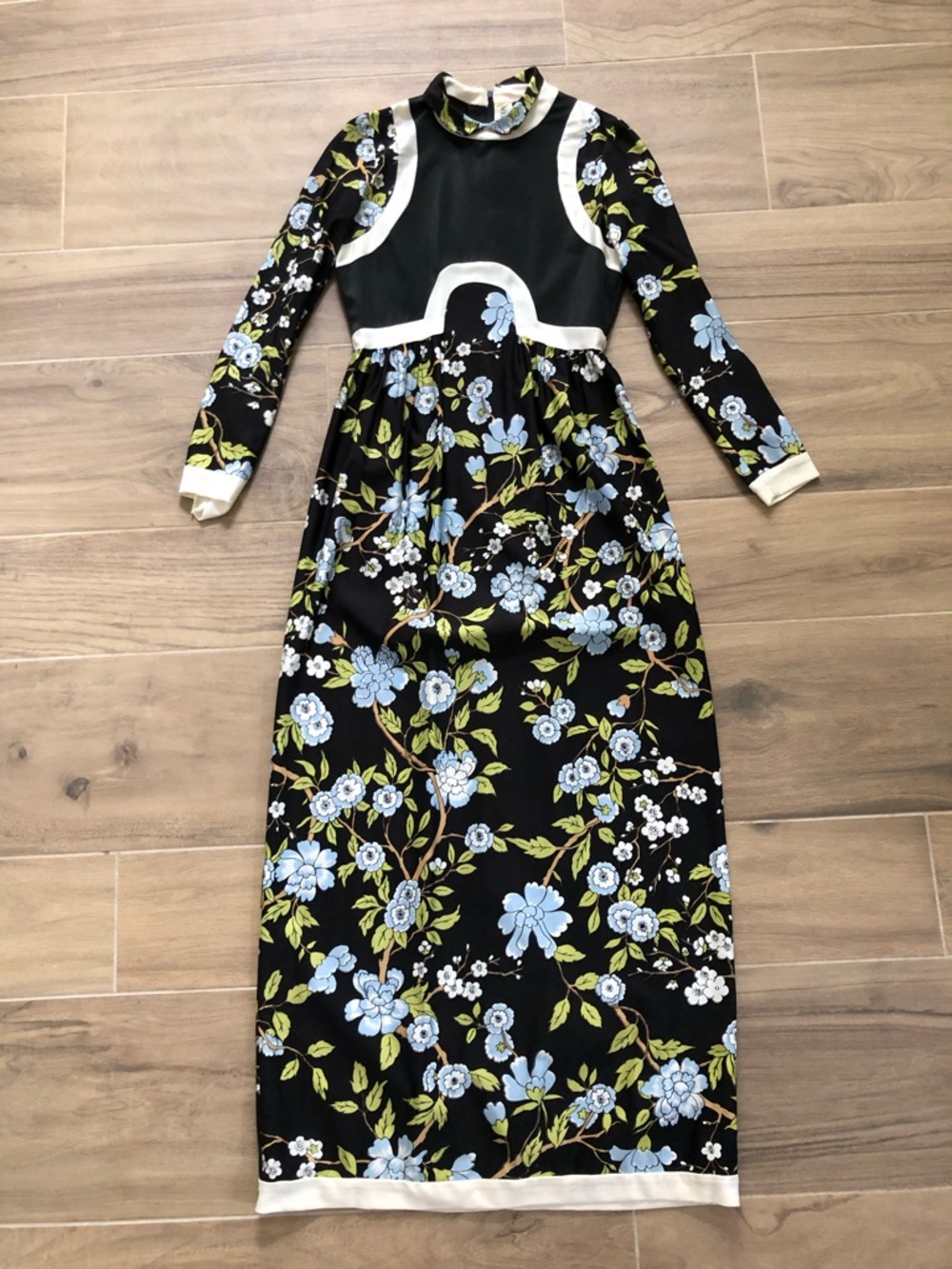 Vintage Robert-David Morton Long Sleeve Maxi Dress